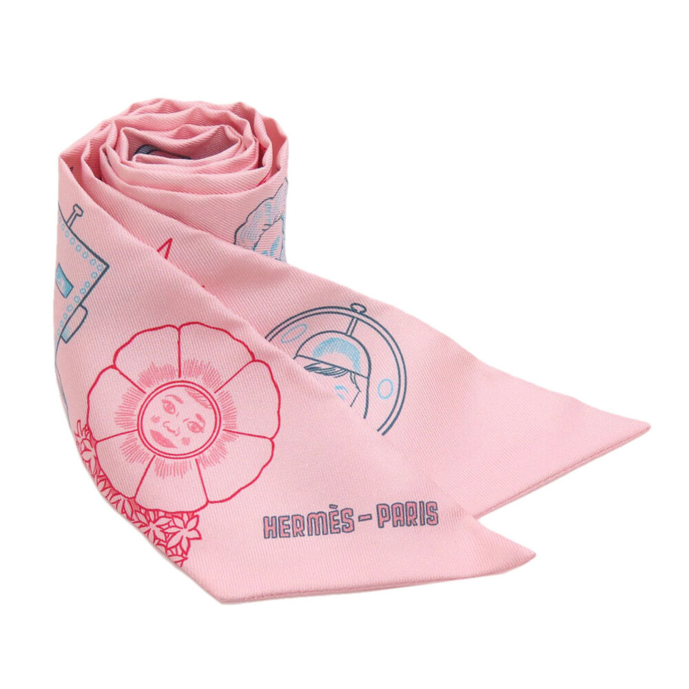 Hermes Twilly Scarf Muffler Silk Women's HERMES